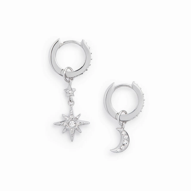 Olivia Burton Celestial Moon and Star Huggie Earrings OBJCLE38