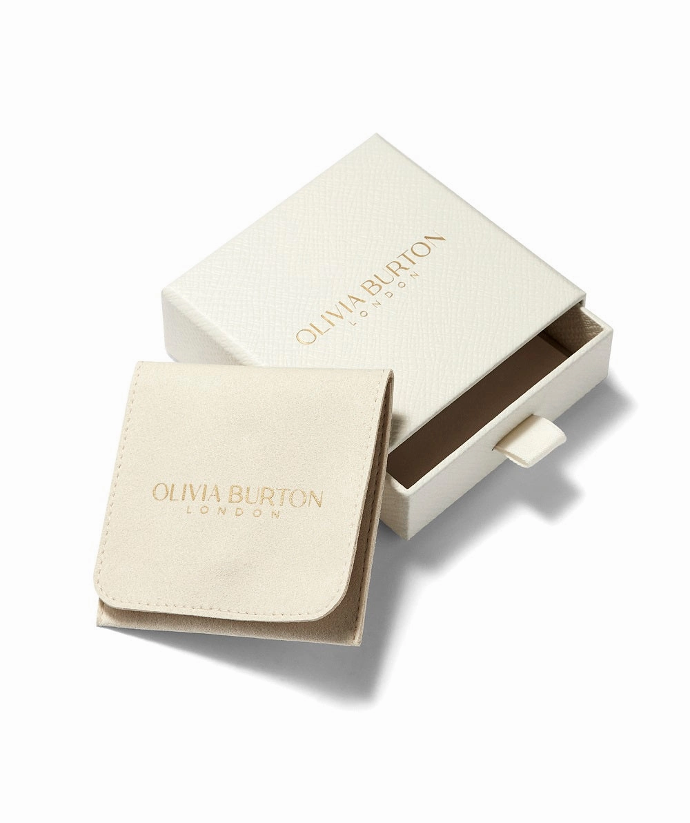 Olivia Burton Signature Bee Charm Huggie Hoop Earrings 24100336