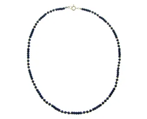 Onyx and yellow gold necklace