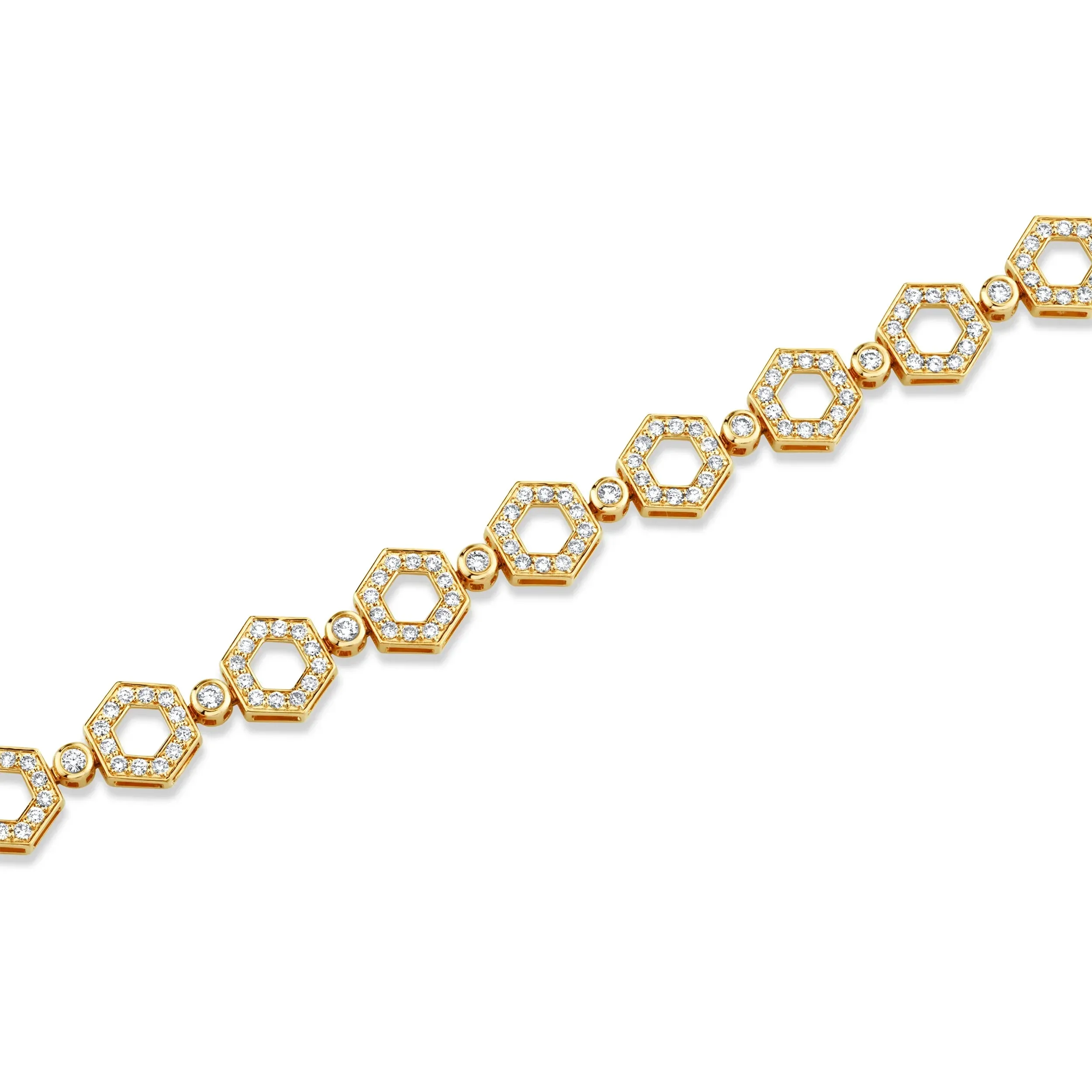 Pav Hex Infinity Bracelet BR503