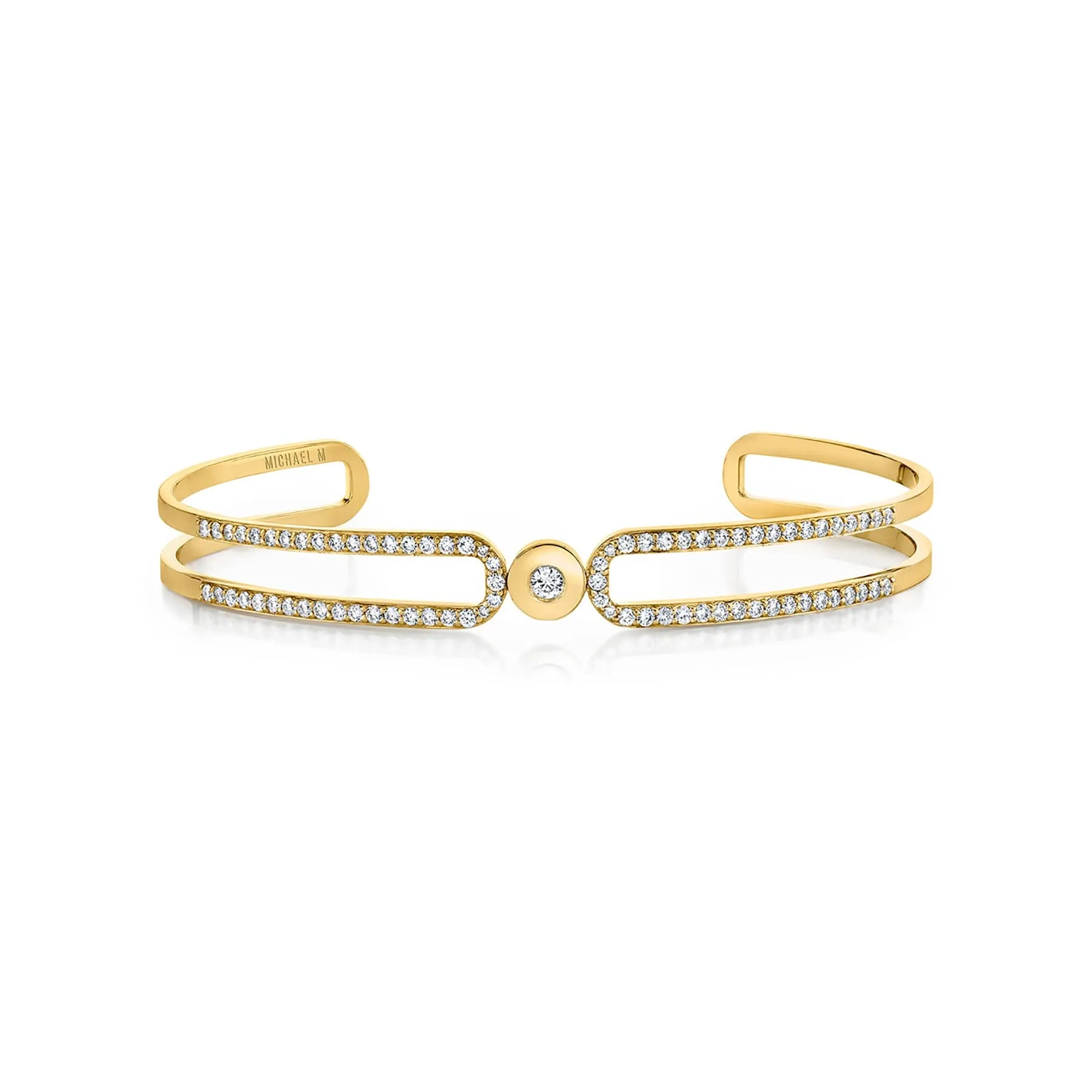 Pave Alignment Cuff BR359PV