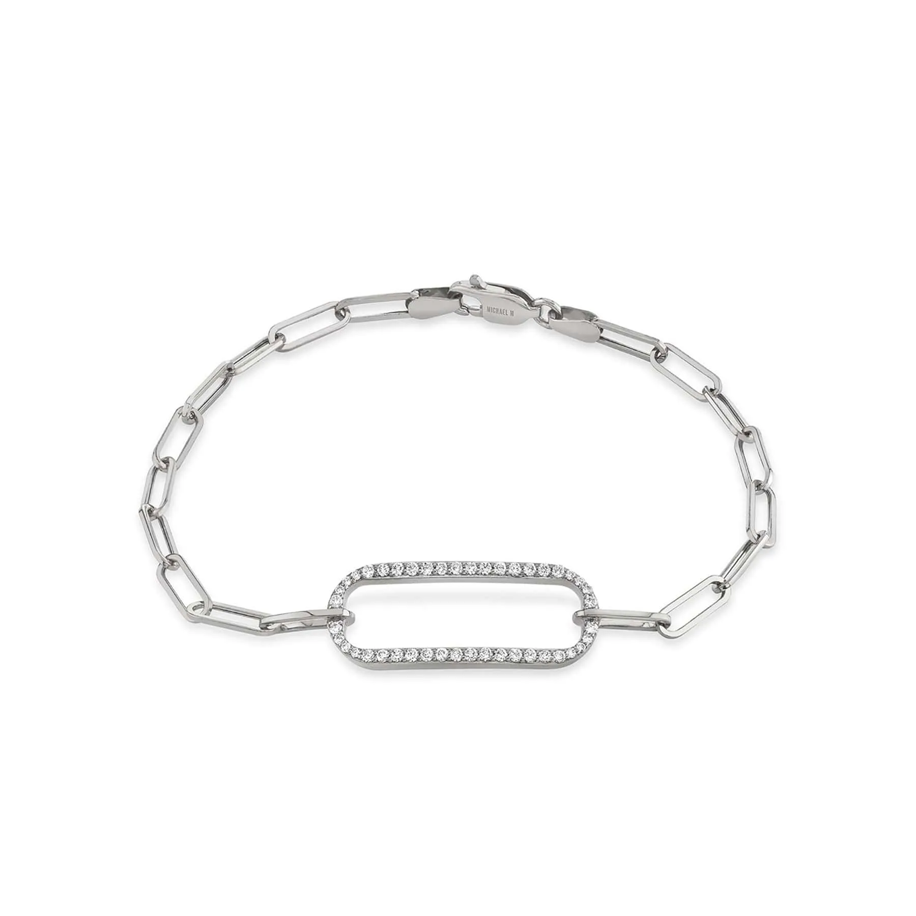 Pave Singleton Bracelet BR356