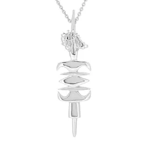 Pendentif flche faitiere de Canala en argent 925