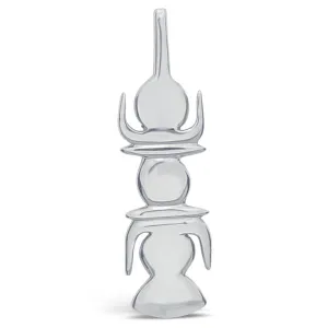 Pendentif flche faitire en argent.