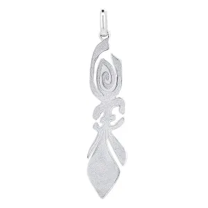 Pendentif flche ISOLA pascale GERY en or blanc.