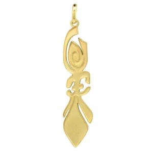 Pendentif flche ISOLA pascale GERY en or jaune