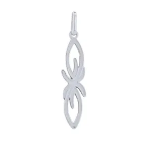 Pendentif flche LISE Pascale GERY en or blanc