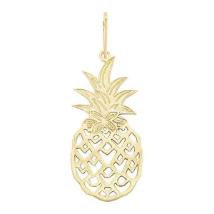 Pendentif Origami Ananas en or jaune 18 carats.