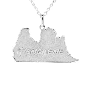 Pendentif poule de Hienghne en argent.