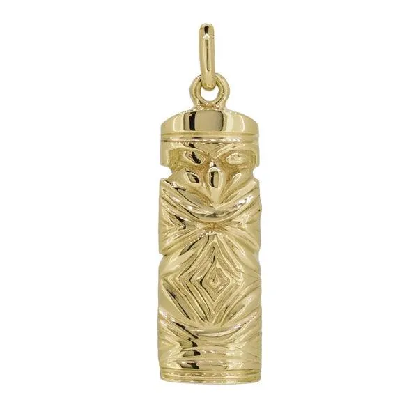 Pendentif tabou en or jaune 18 carats.