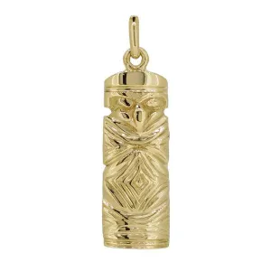 Pendentif tabou en or jaune 18 carats.