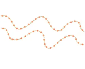 Pink coral necklace