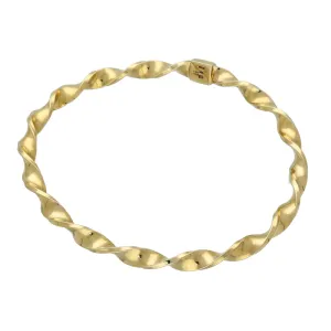 Pre-loved 9ct Yellow Gold Twist Bangle