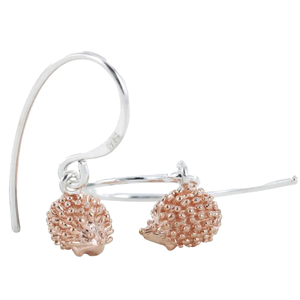 Reeves & Reeves Silver Hedgehog Earrings BB139