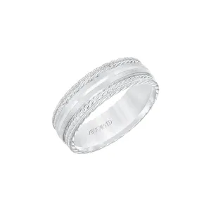 Rope and Milgrain 7mm Band