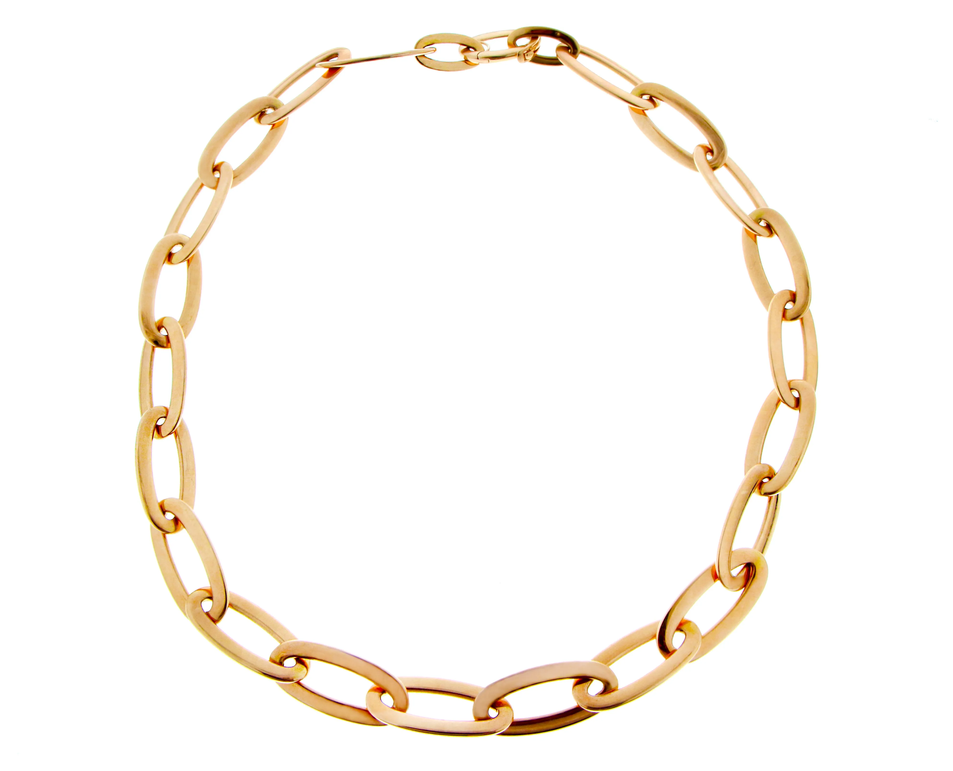 Rose gold chain necklace