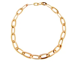 Rose gold chain necklace