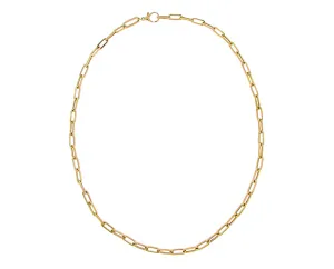 Rose gold closed-forever necklace