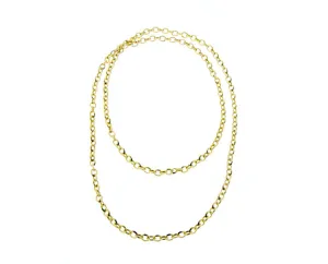 Rose or yellow gold necklace