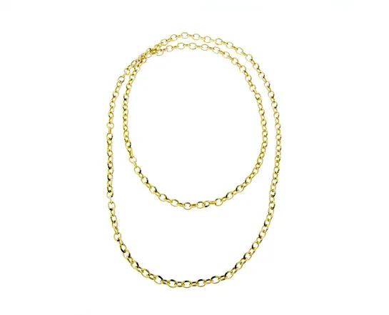 Rose or yellow gold necklace