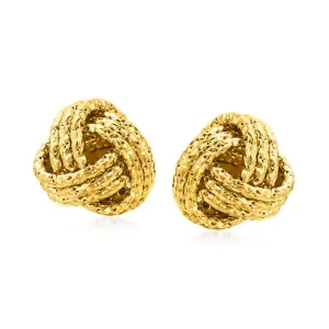 Ross-Simons 14K Love Knot Earrings
