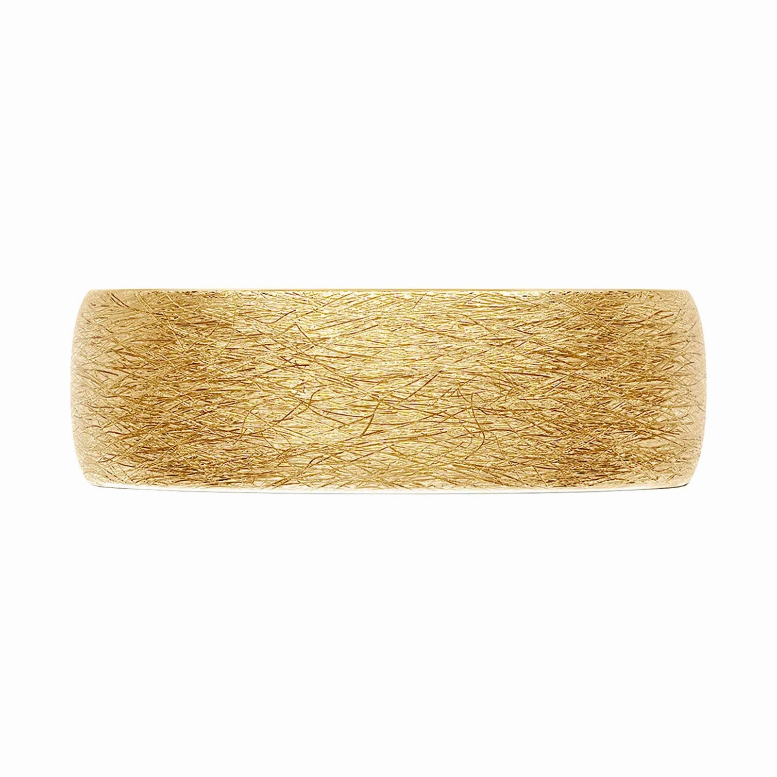 Rounded Top Brushed Finish Band