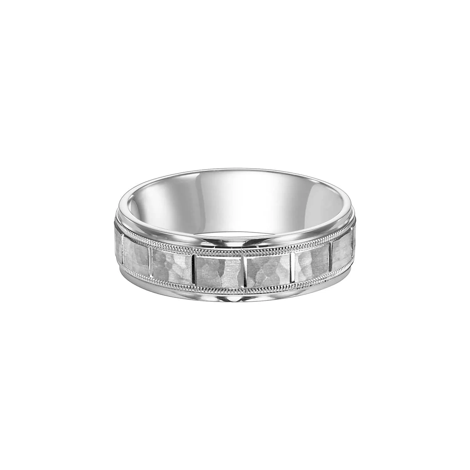 Satin Hammer Finish 6.5mm Band