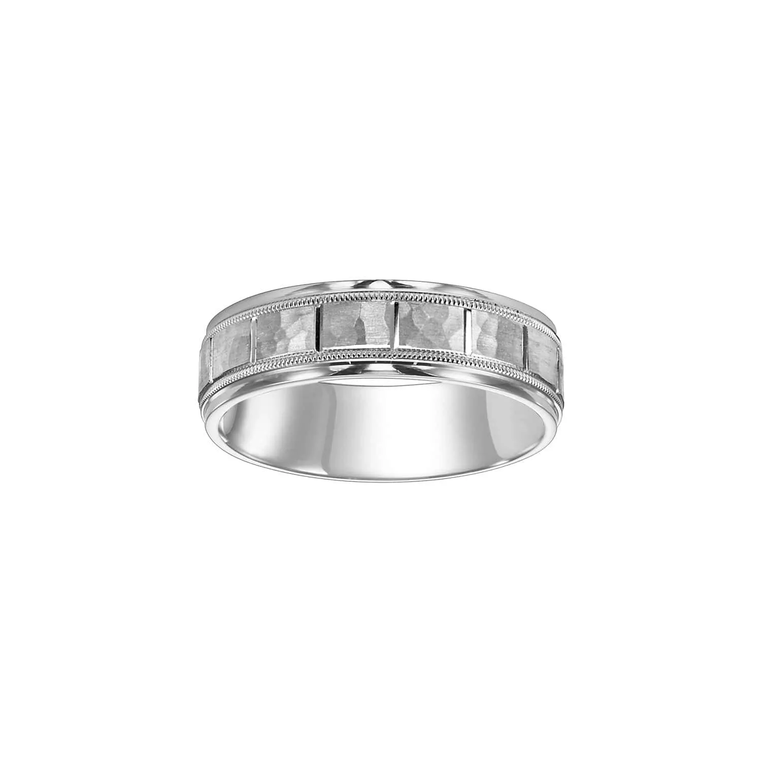 Satin Hammer Finish 6.5mm Band