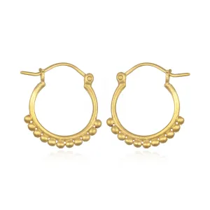 Satya Gold Small Samsara Hoop Earrings