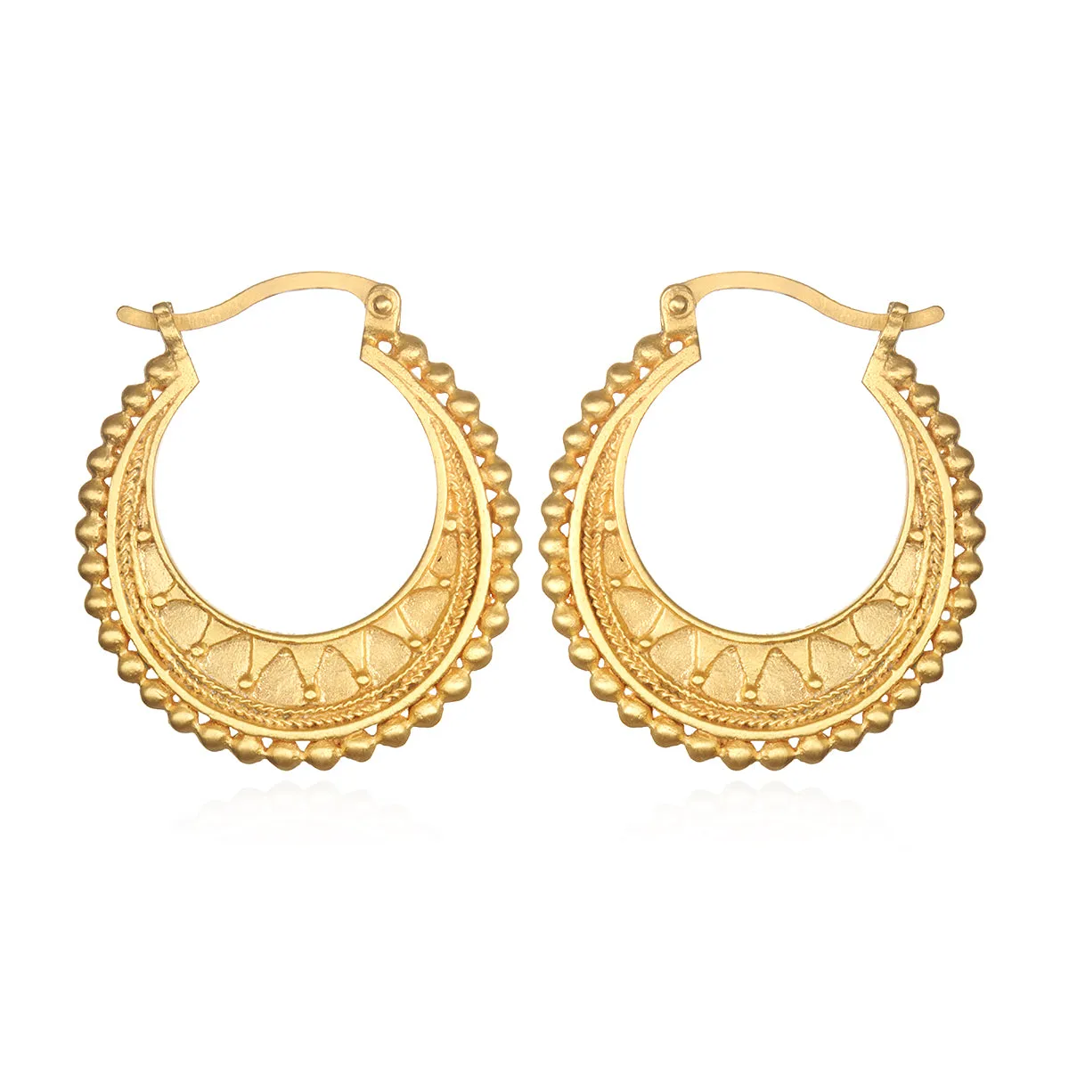 Satya Interwoven Gold Hoop Earrings