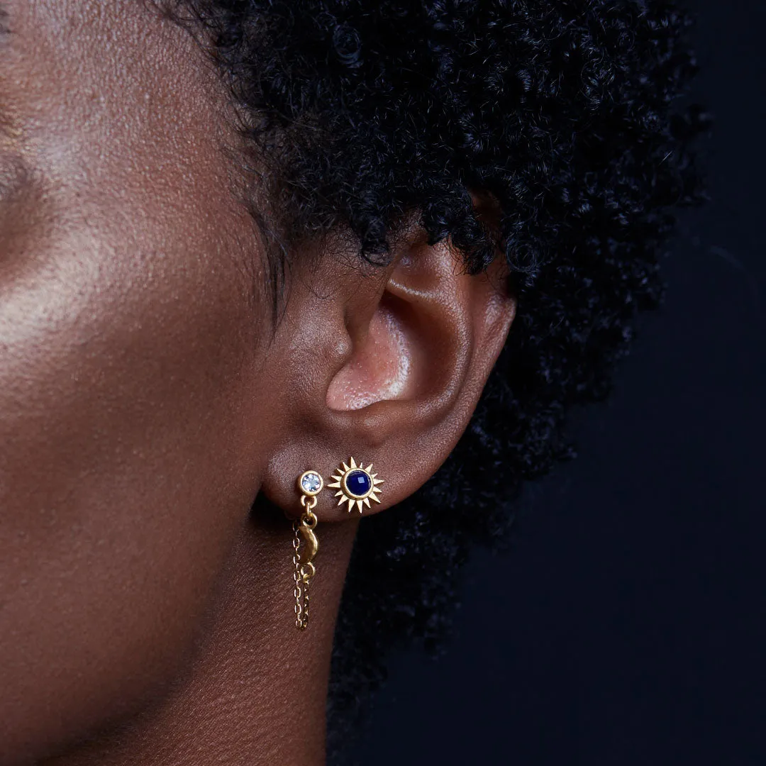 Satya Light Seeker Lapis Starburst Earrings