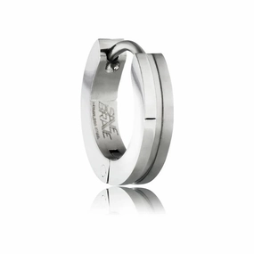 Save Brave Stainless Steel Single Mens Earring SBE-INDIA-1