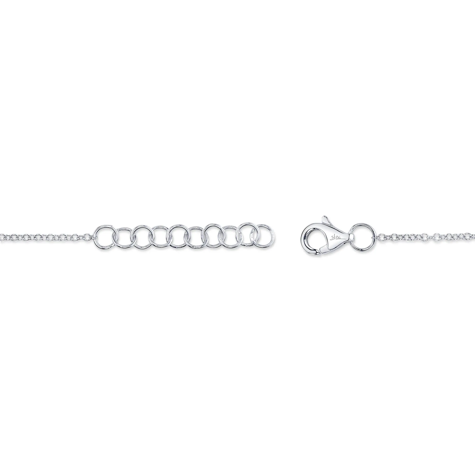 Shy Creation 0.07Ct Diamond Love Knot Circle Bracelet SC55012774