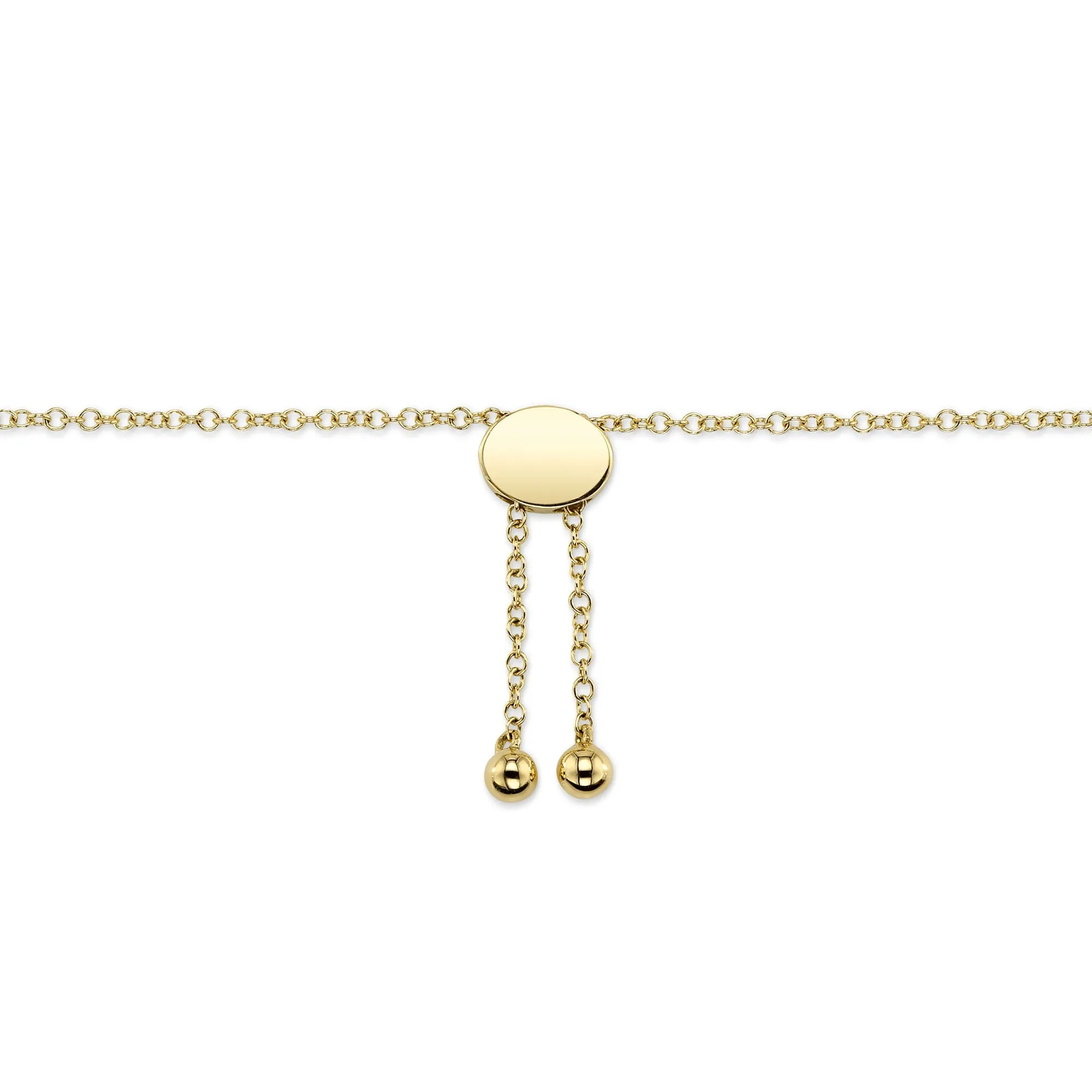 Shy Creation 0.24Ct Diamond Paper Clip Link Bolo Bracelet SC55011657