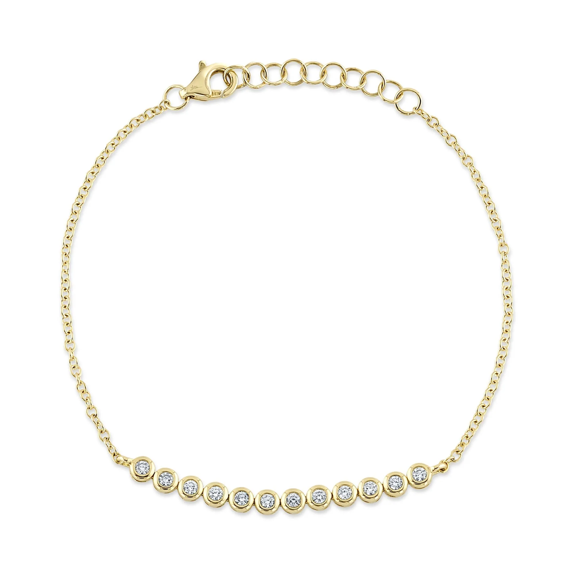 Shy Creation 0.26Ct Diamond Bezel Bracelet SC55024917