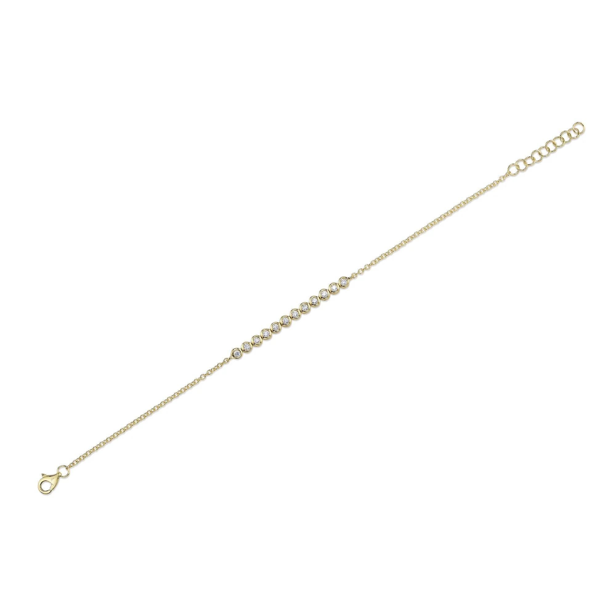Shy Creation 0.26Ct Diamond Bezel Bracelet SC55024917
