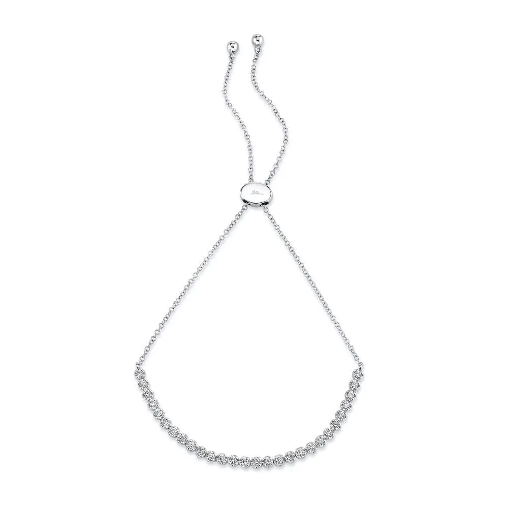 Shy Creation 0.31Ct Diamond Crown Setting Bolo Bracelet SC55020394