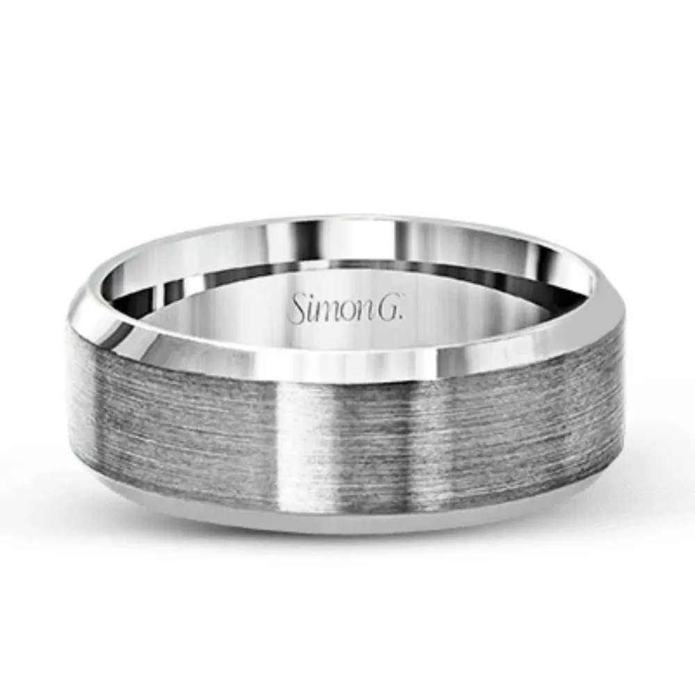 Simon G. Men's 14k Brushed Wedding Band