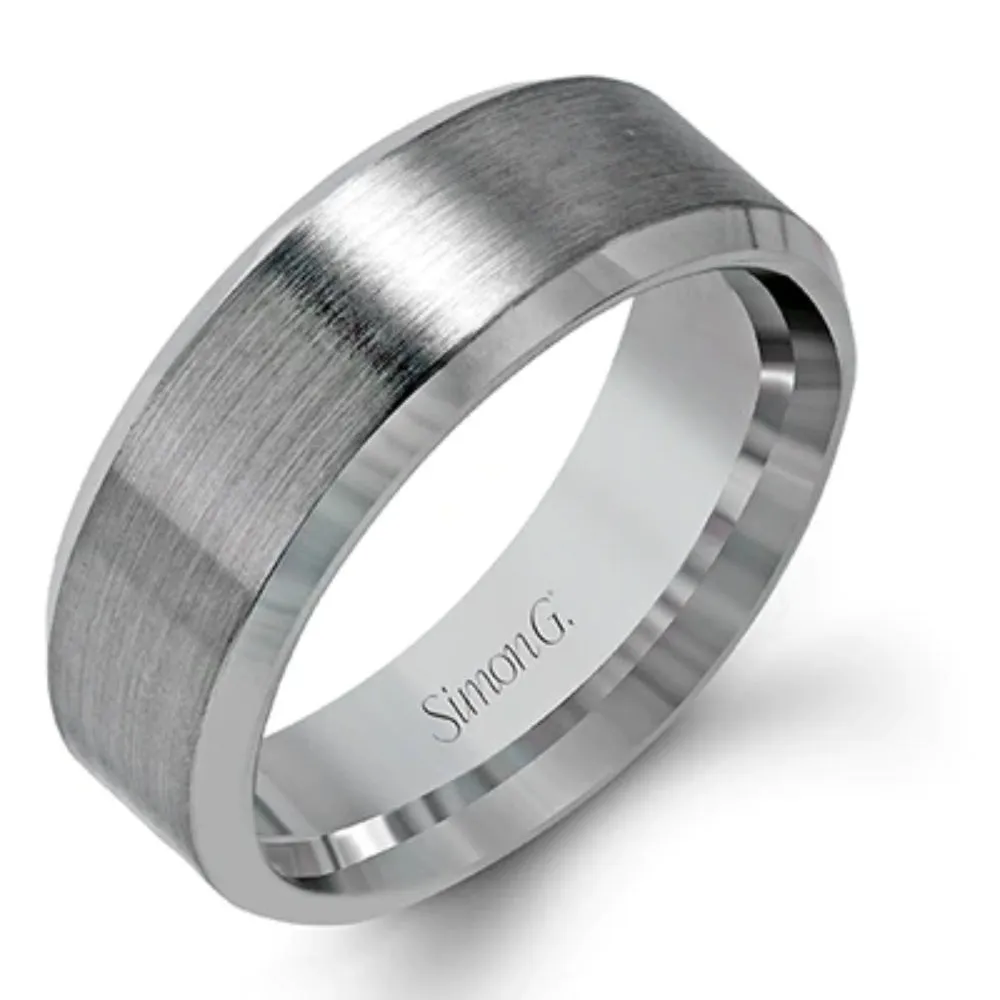 Simon G. Men's 14k Brushed Wedding Band