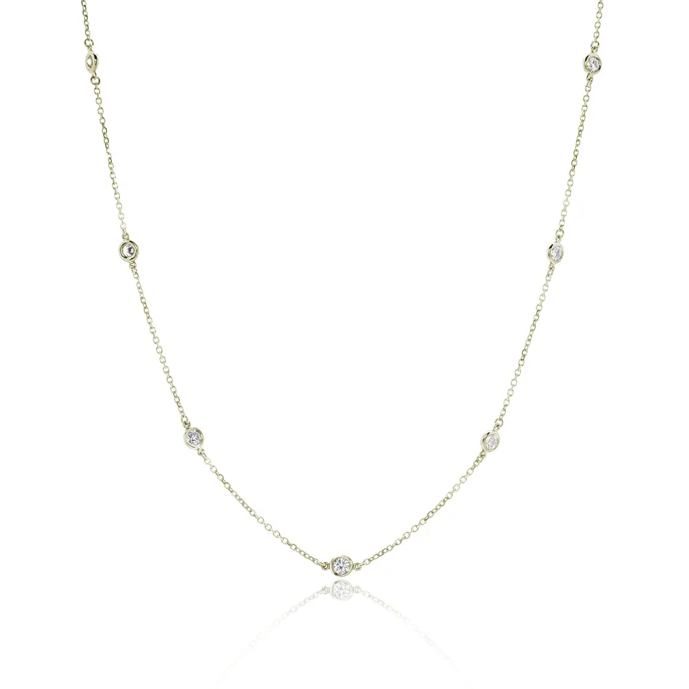 Smyth Diamond Classics 14k Gold Diamonds by the Yard Necklace