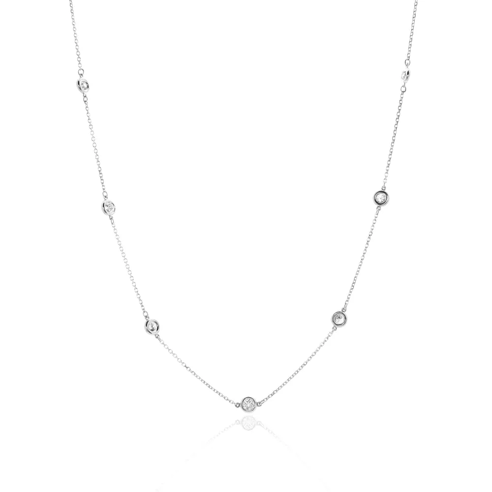 Smyth Diamond Classics 14k Gold Diamonds by the Yard Necklace