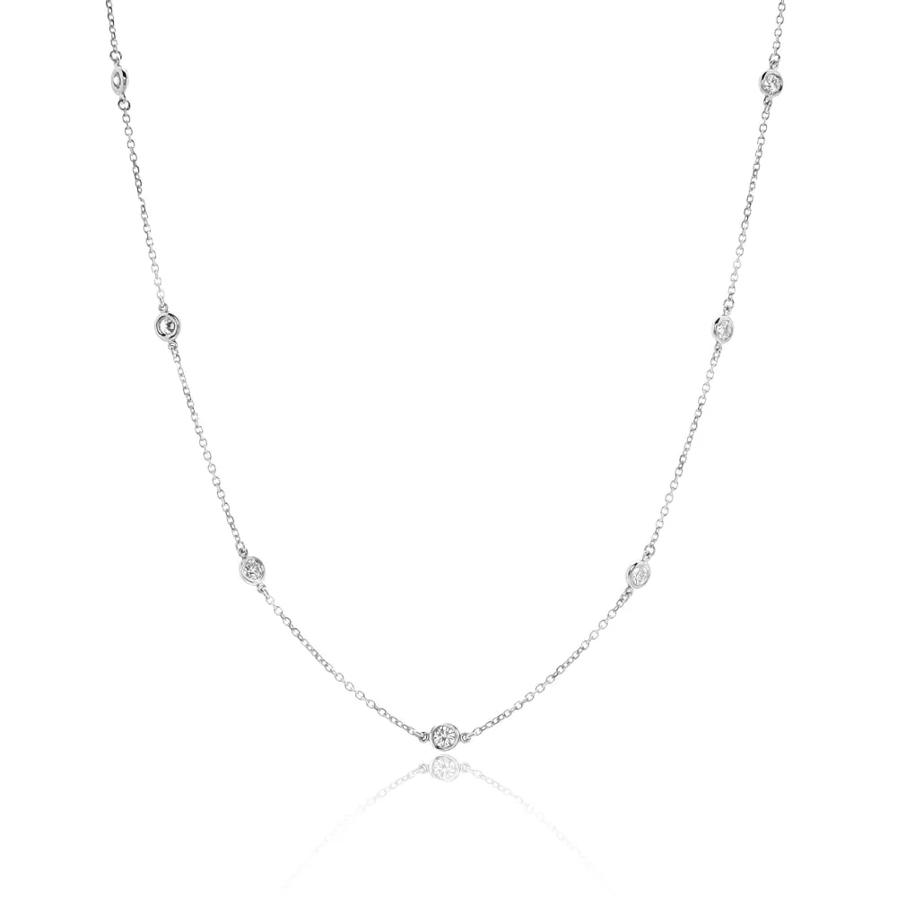 Smyth Diamond Classics 14k Gold Diamonds by the Yard Necklace