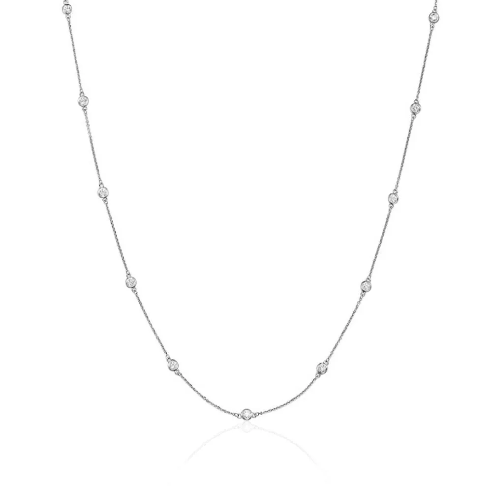 Smyth Diamond Classics 14k Gold Diamonds by the Yard Necklace