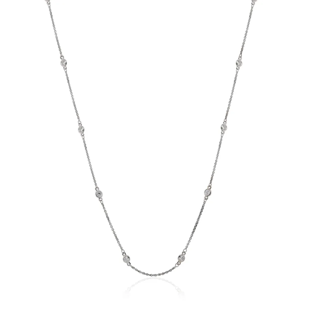 Smyth Diamond Classics 14k Gold Diamonds by the Yard Necklace
