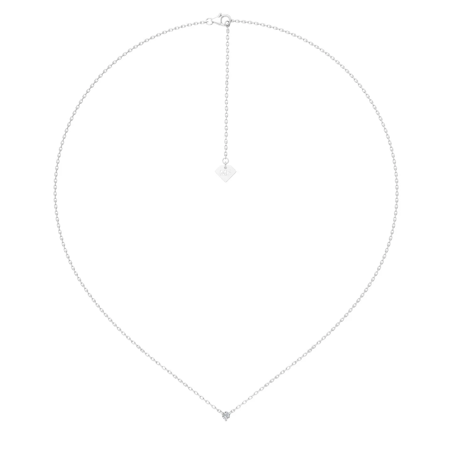 Smyth Diamond Classics 14k Gold Round Diamond Solitaire Pendant