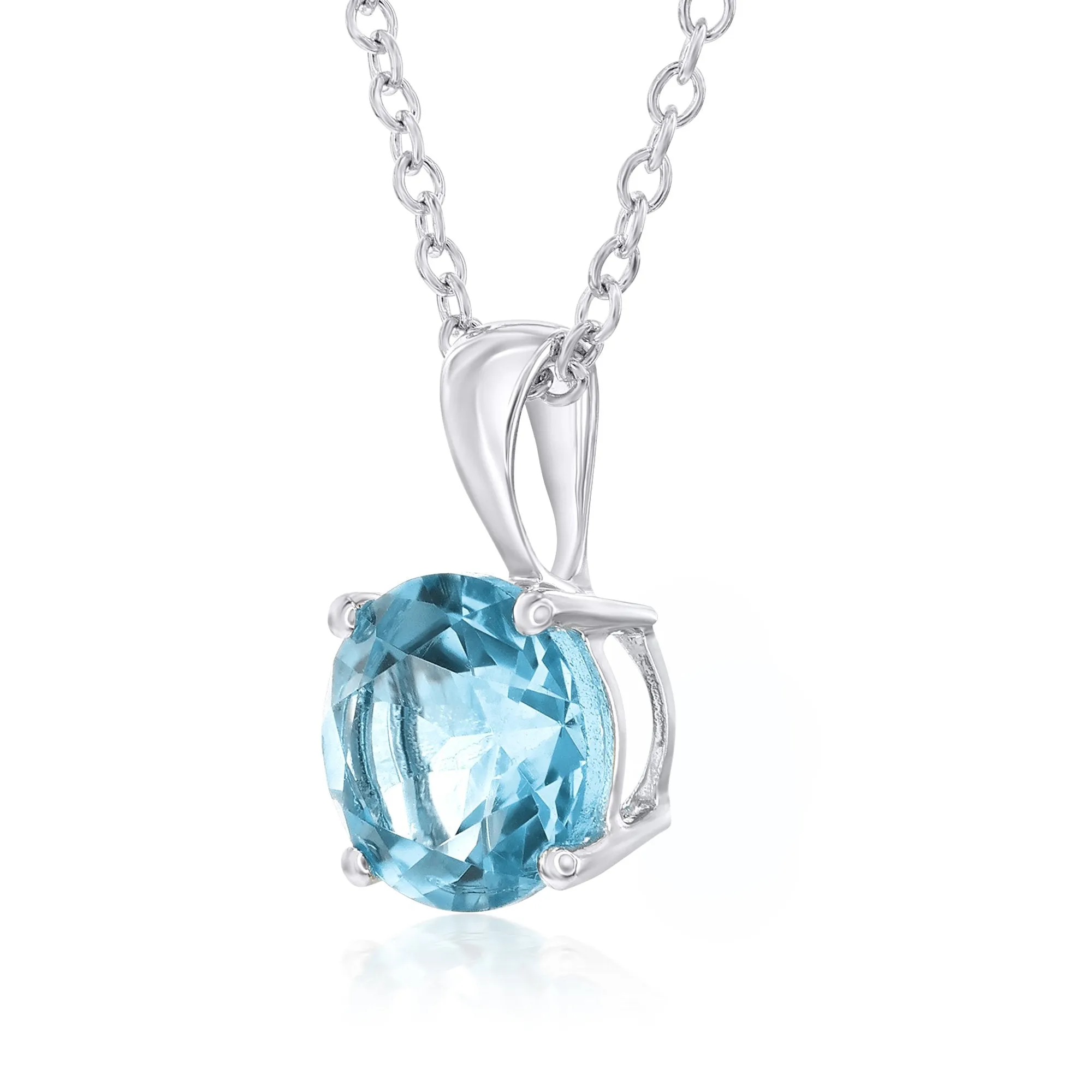 Smyth Jewelers 14k Gold Aquamarine Pendant Necklace