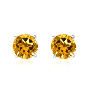 Smyth Jewelers 14k Gold Citrine Stud Earrings