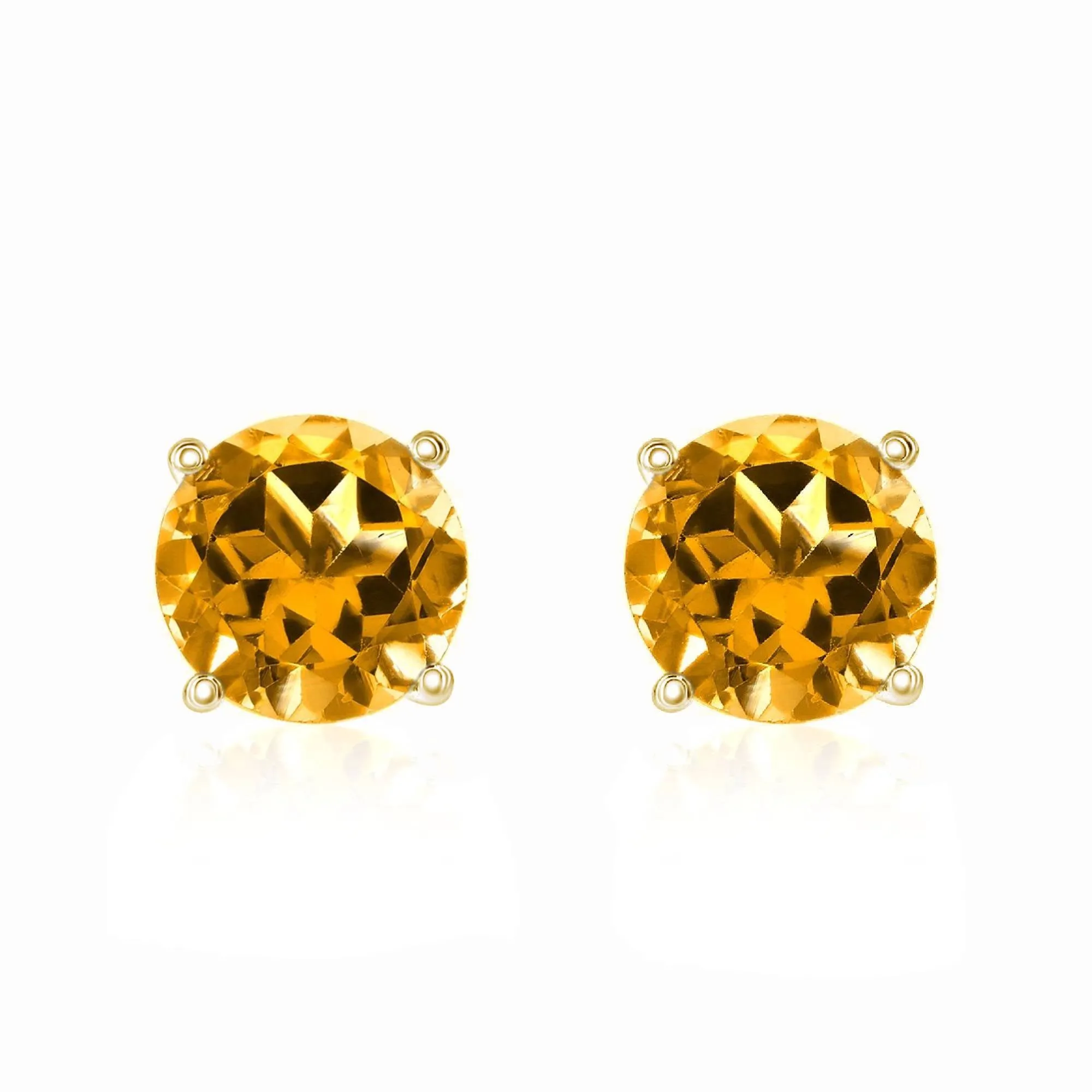 Smyth Jewelers 14k Gold Citrine Stud Earrings