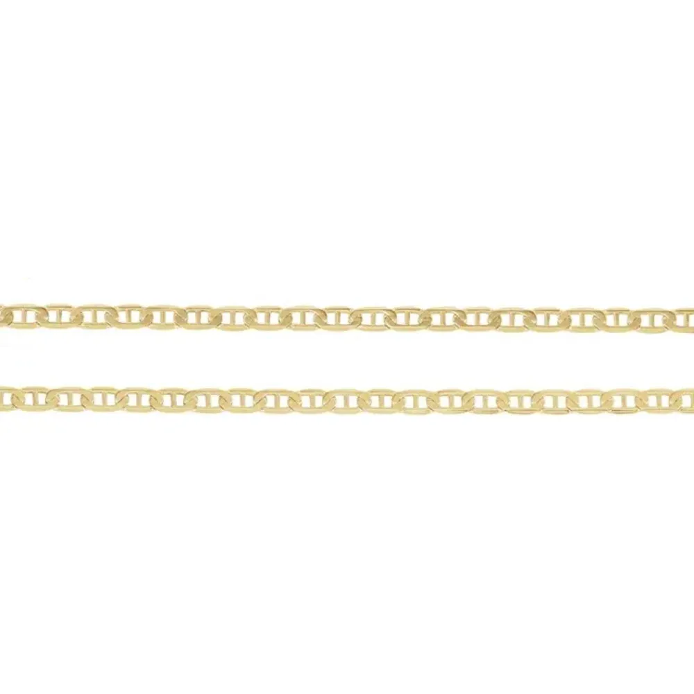 Smyth Jewelers Linked 2.25mm Curbed Anchor Chain Welded Bracelet