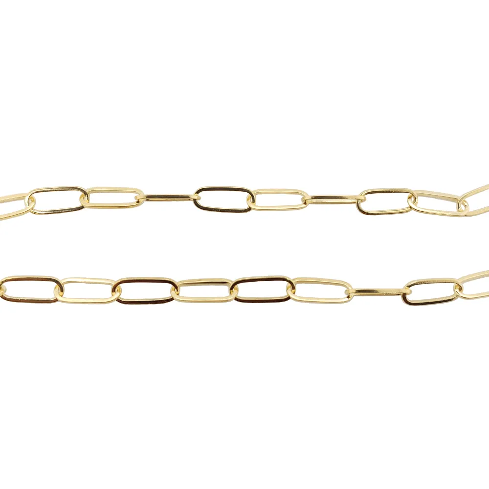 Smyth Jewelers Linked 3.0mm Paperclip Chain Welded Bracelet